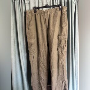 Tommy Bahama green linen pants
